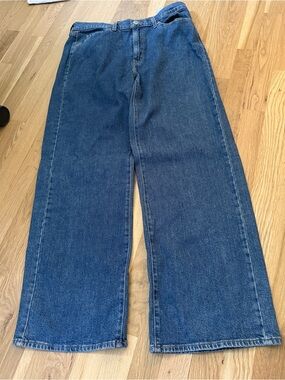 Signature by Levi Strauss Women's Wide-Leg Blue Jeans